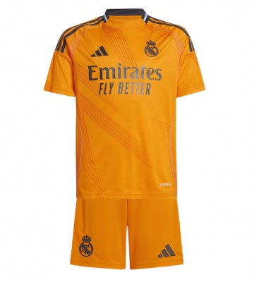 Real Madrid Segunda Equipación Niños 2024-25 Manga Corta (+ Pantalones cortos)